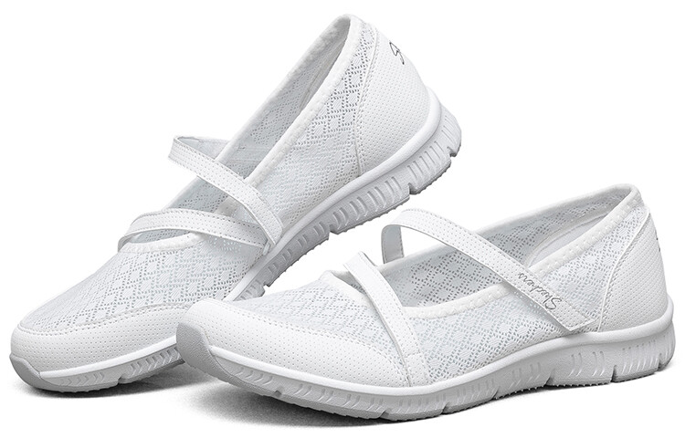 Be-Cool Женская повседневная обувь Женская белая Skechers — фото 4