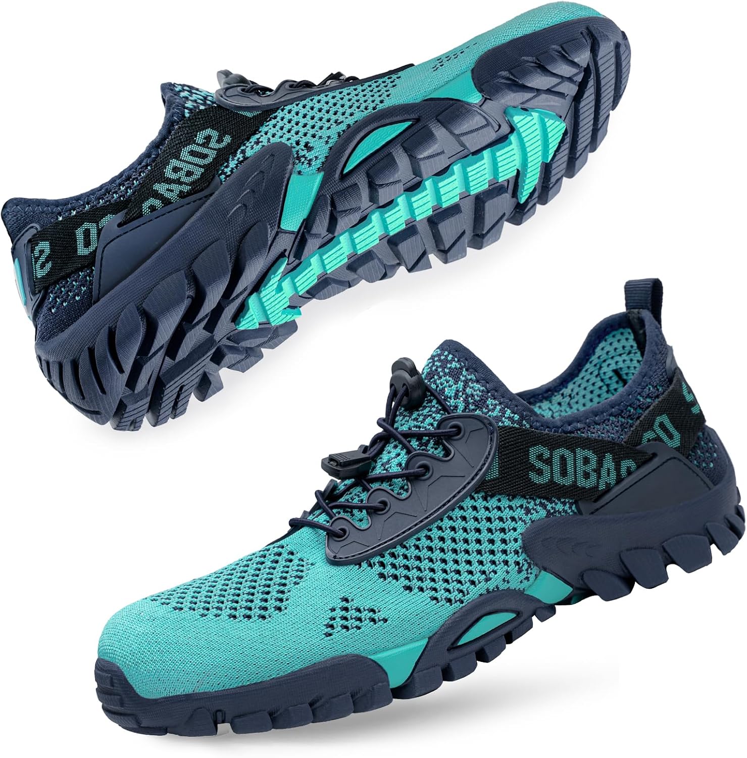 

Женские и мужские водные туфли SOBASO с быстрой сушкой для походов, плавания, пляжа, реки, рыбалки, водного спорта, дайвинга, парусного спорта и путешествий, синий