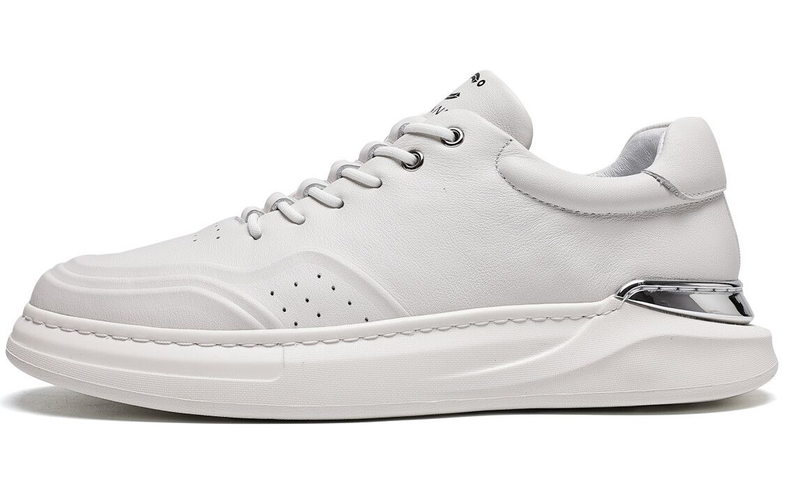 

Кроссовки CВ°BANNER Skateboard Shoes Men Low-Top White, Белый, Кроссовки CВ°BANNER Skateboard Shoes Men Low-Top White