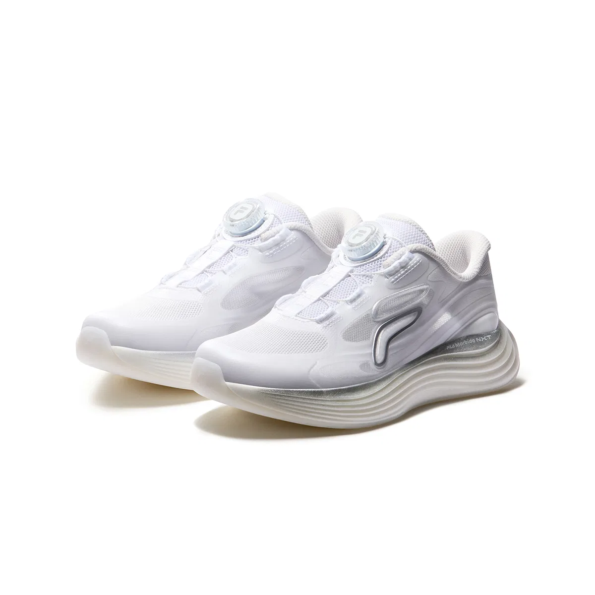 Кроссовки для бега PERFORMANCE FPF из синтетической кожи и текстиля FILA White Kids' FILA KIDS — фото 4