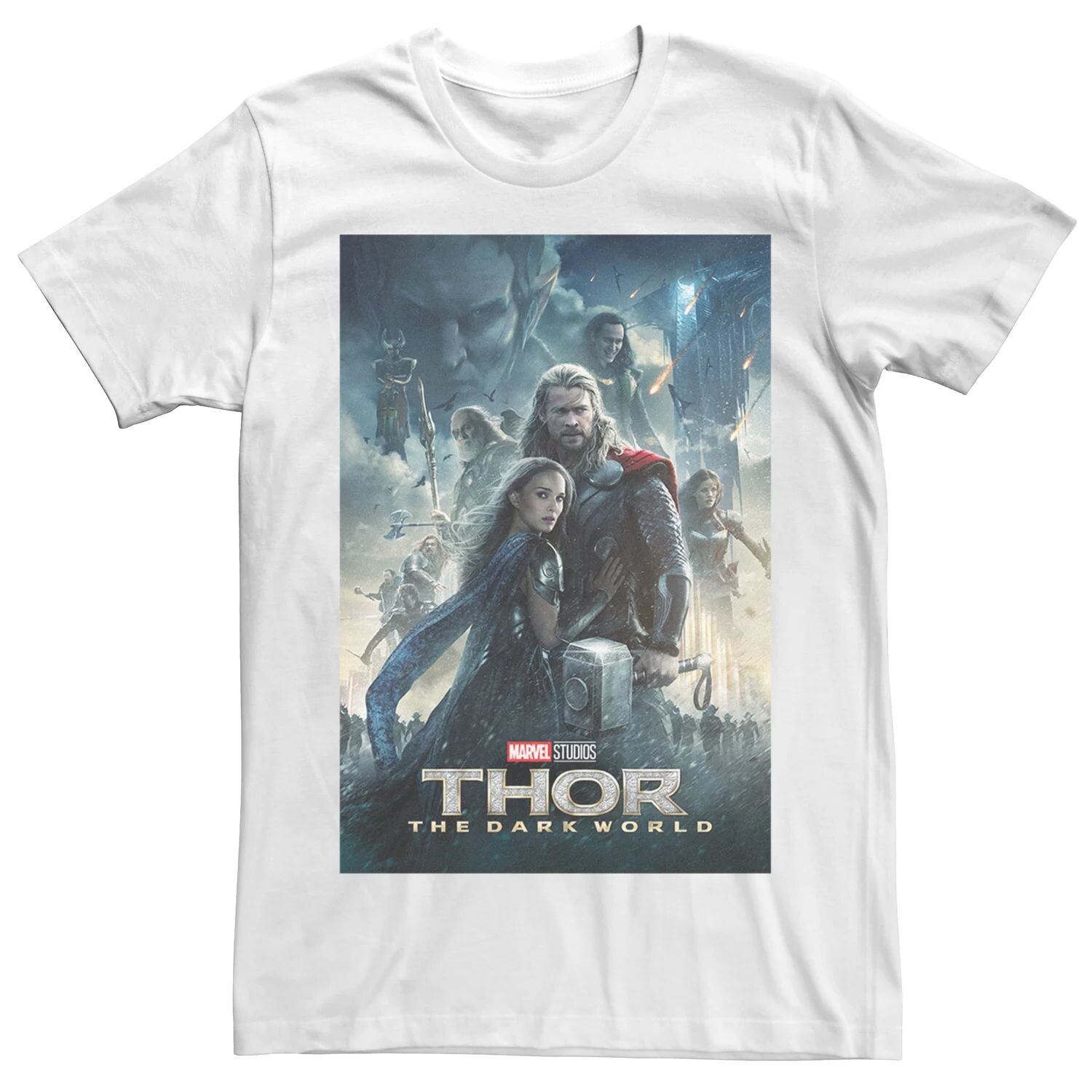 

Мужская футболка с плакатом Thor The Dark World Licensed Character