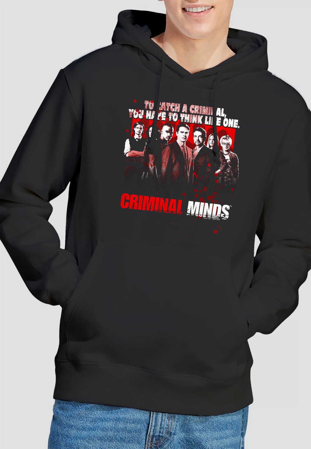 

Толстовка CRIMINAL MINDS THINK LIKE ONE Cotton Soul, черный