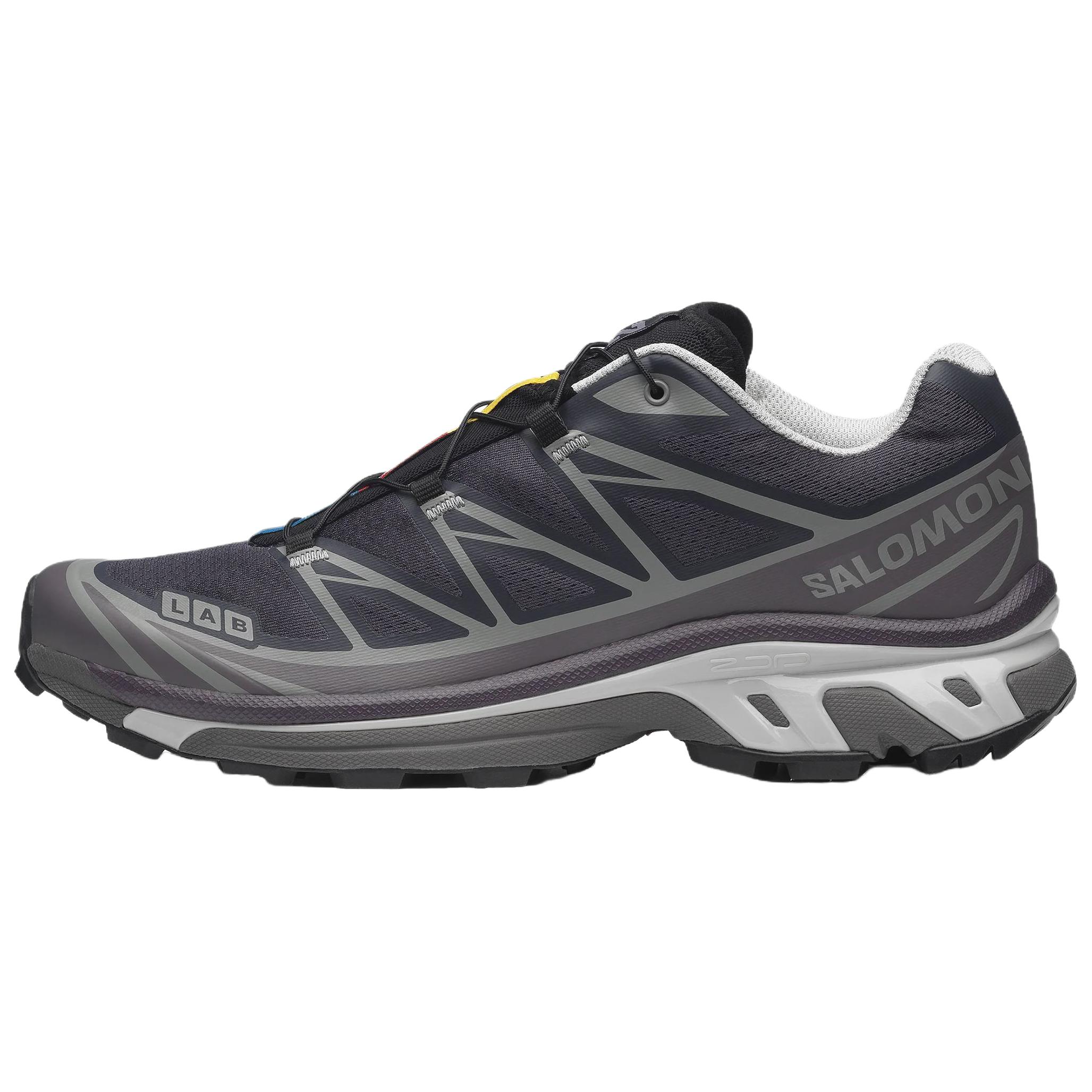 

SALOMON Кроссовки XT 6 дышащие поддерживающие повседневные для бега унисекс черные, цвет Black