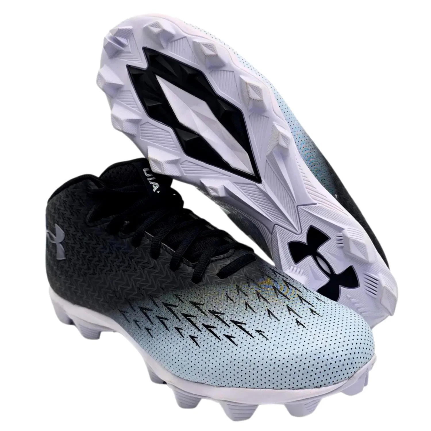 Men's Under Armour Spotlight Franchise RM 4 Black/White/Gunmetal 3027293-001 — фото 2