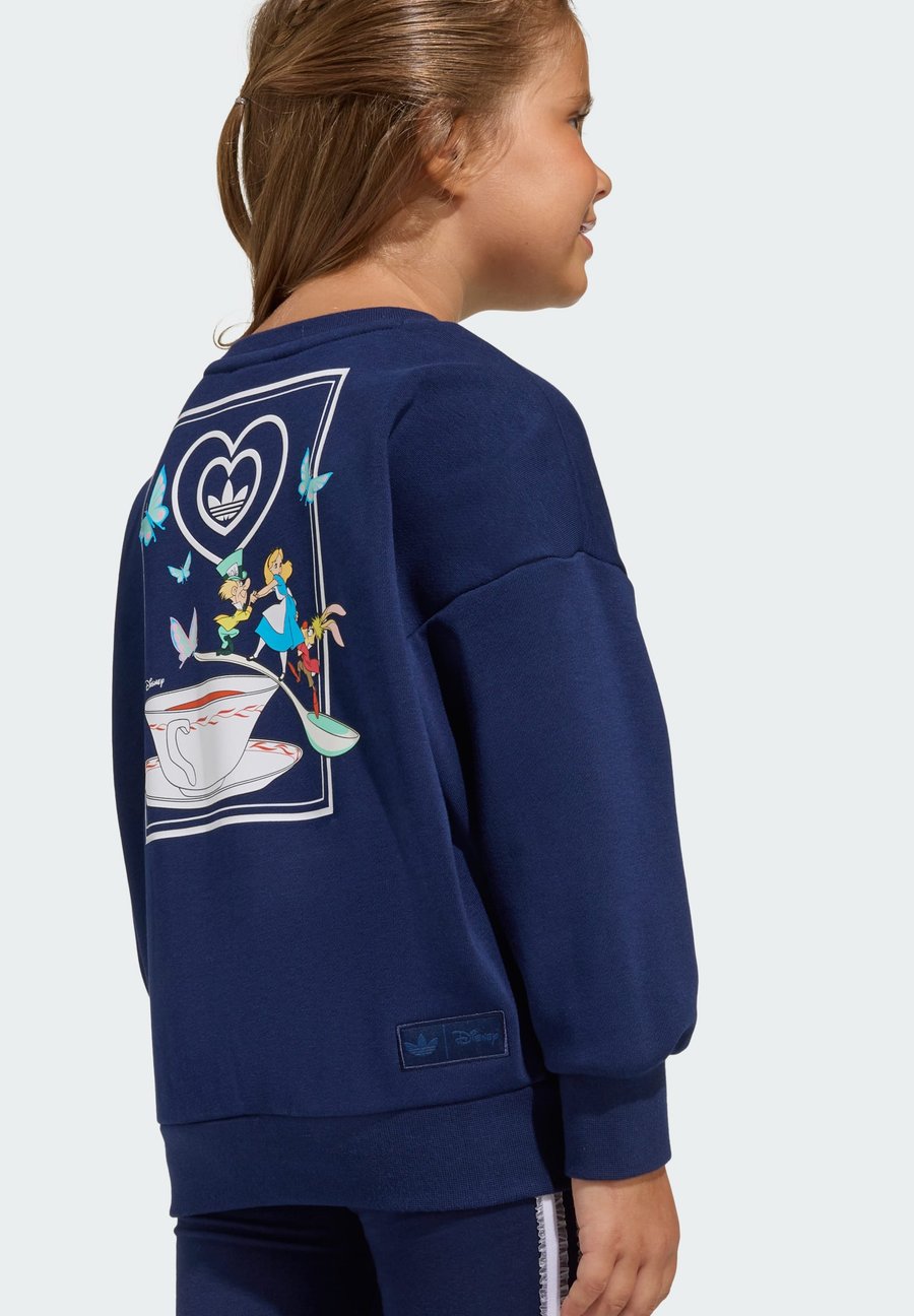 Толстовка Adidas Originals DISNEY CREW FLARED SET, Night Indigo/Dark Blue — фото 3