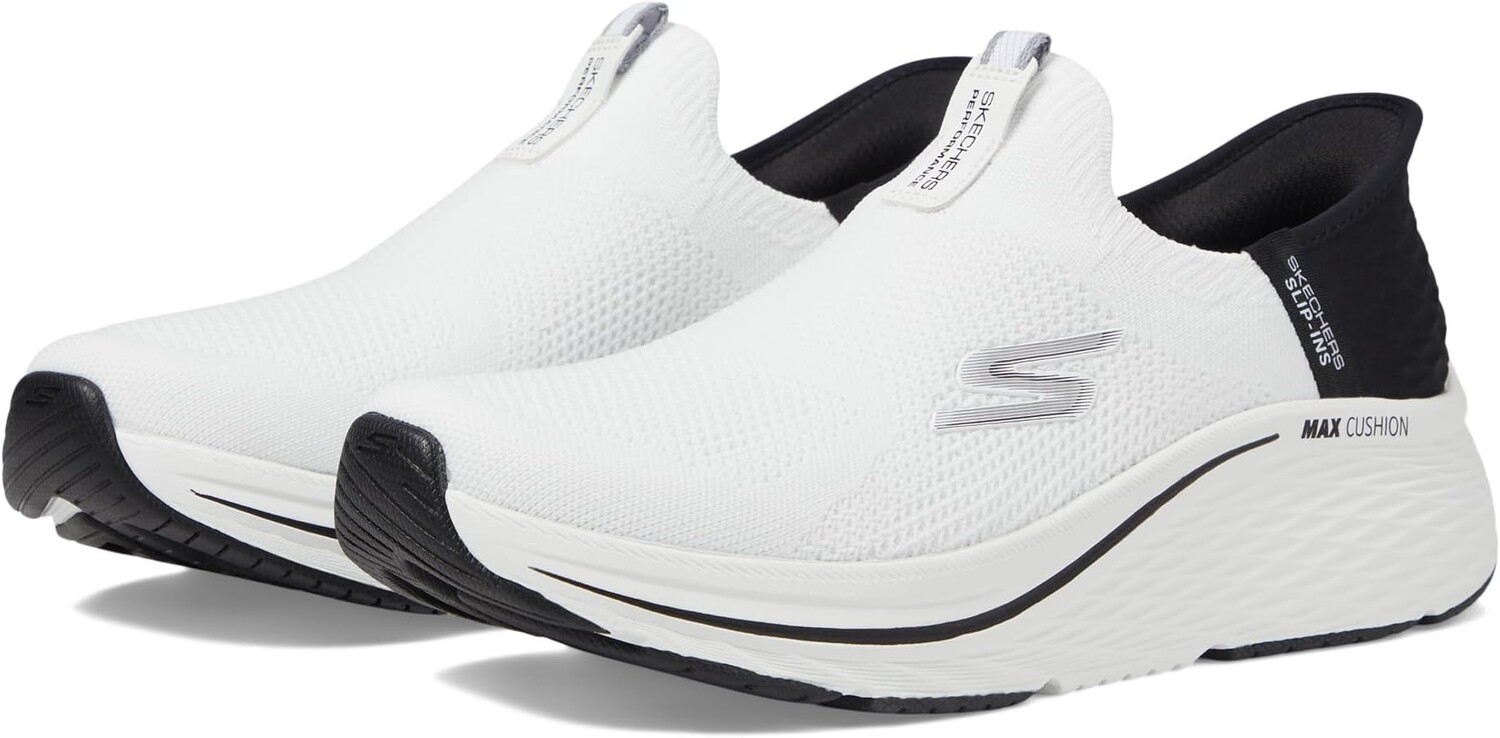 Кроссовки Max Cushioning Elite 2.0 Eternal Hands Free Slip-Ins SKECHERS, цвет White/Black