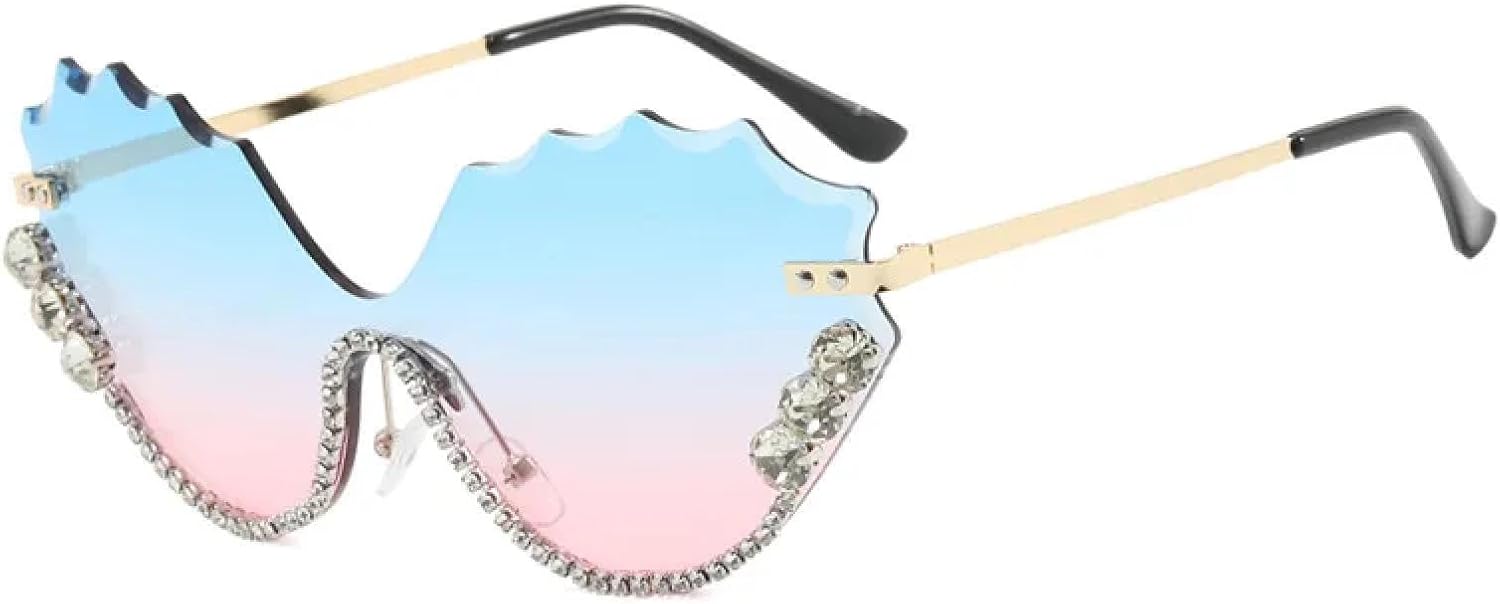 

Солнцезащитные очки с защитой от УФ-излучения UV400 | Без оправы с гладкими краями | Для женщин и мужчин | Линзы конфетных цветов | Для занятий спортом на открытом воздухе и вождения DSVIGF, 4690-c6