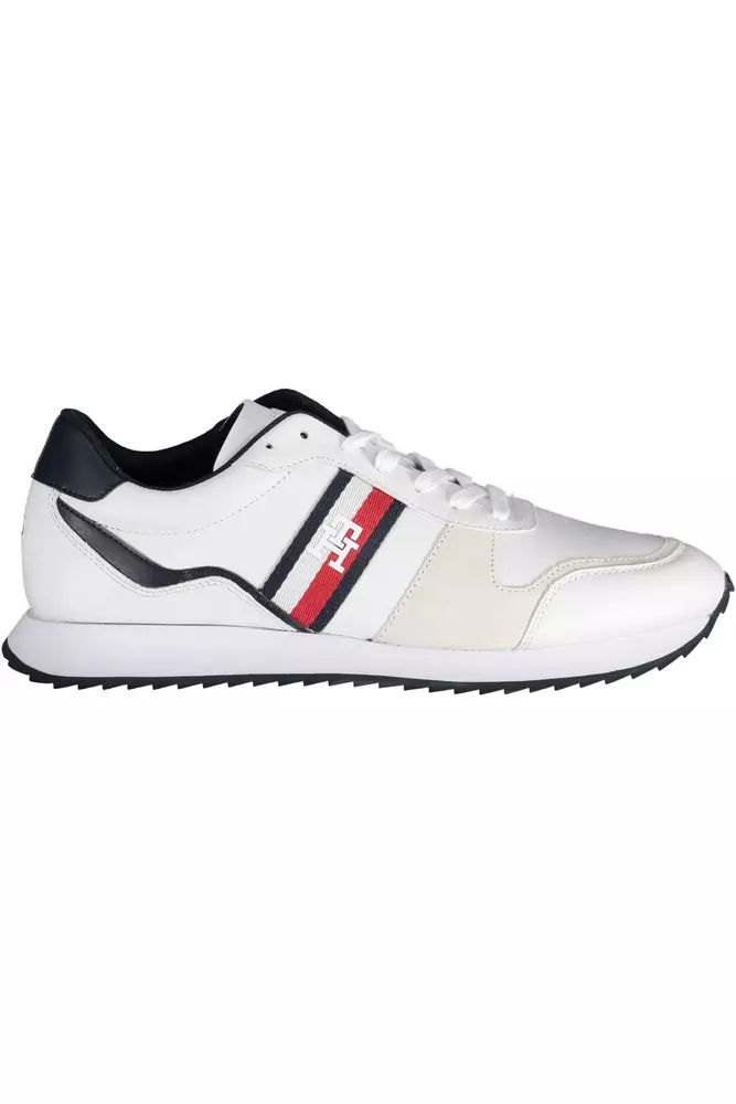 

Белые кожаные мужские кроссовки Tommy Hilfiger