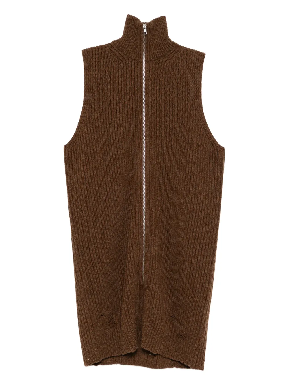 

Трикотажное платье MM6 Maison Margiela, коричневый