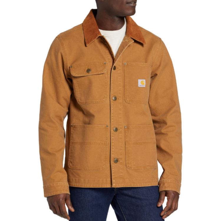 

Carhartt 106644 FW24 Куртка мужская коричневая