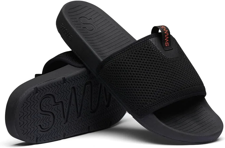 Мужские шлепанцы SWIMS, кабанас-слайд, для использования у бассейна на улице, черный — фото 3