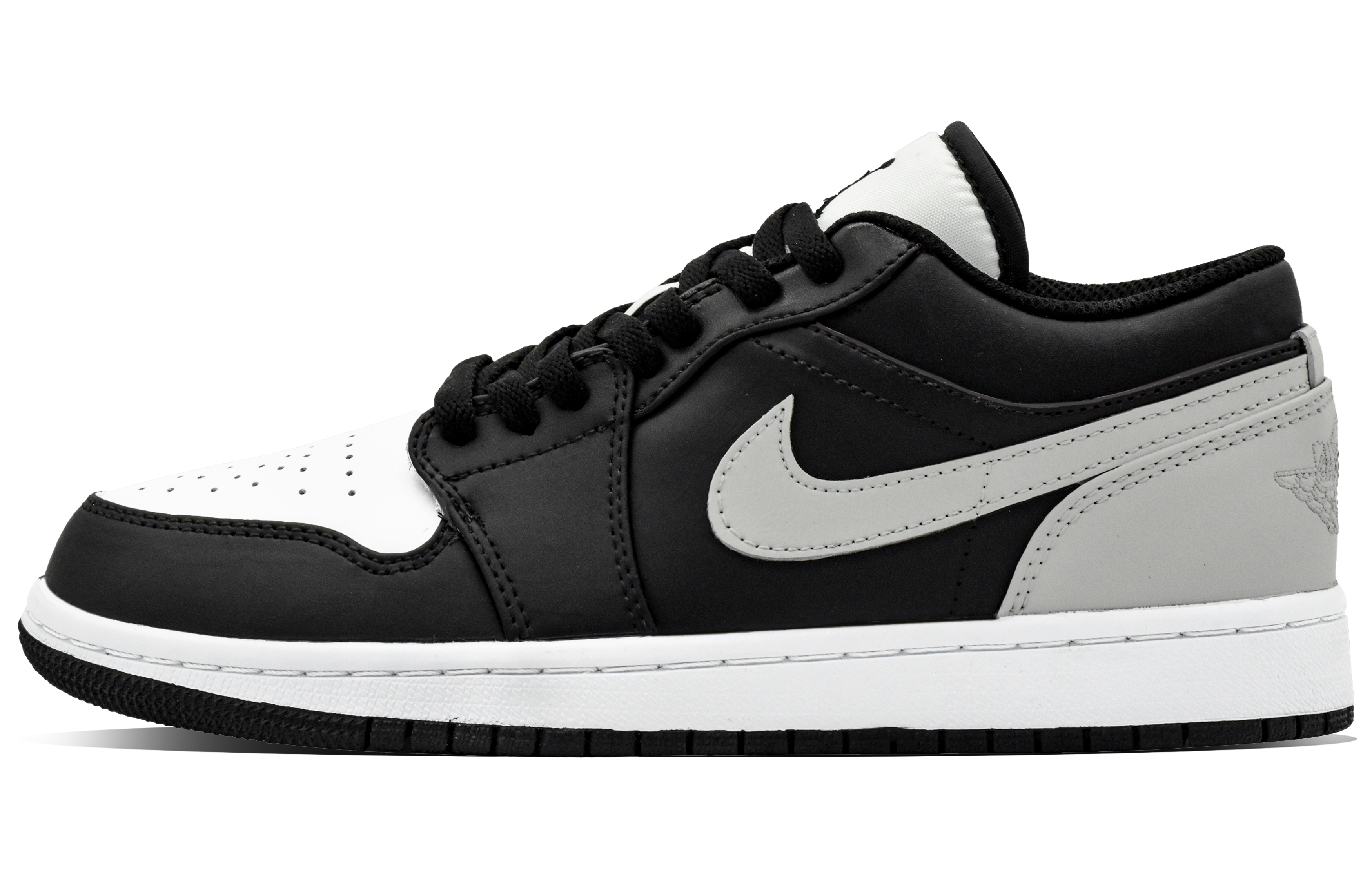 

Jordan Баскетбольные кроссовки Air 1 Smoke Gray, износостойкие, винтажные, низкие, мужские, черно-серые