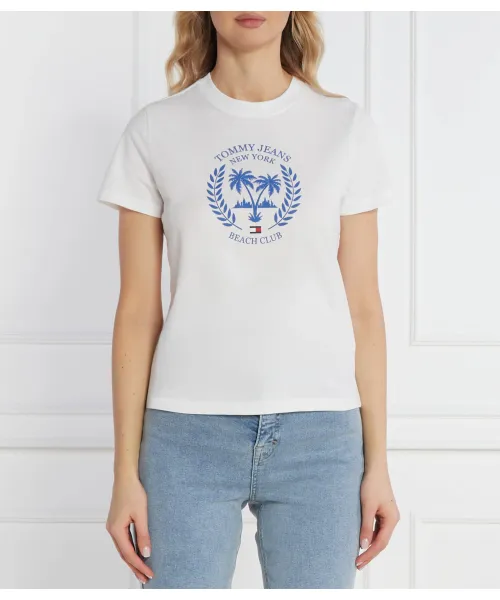 

Футболка Regular fit Tommy Jeans, белый