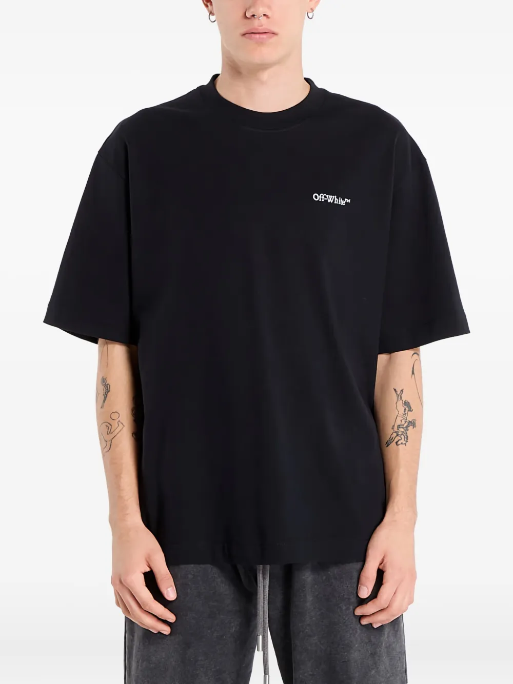 

Футболка с графическим принтом OFF-WHITE, черный