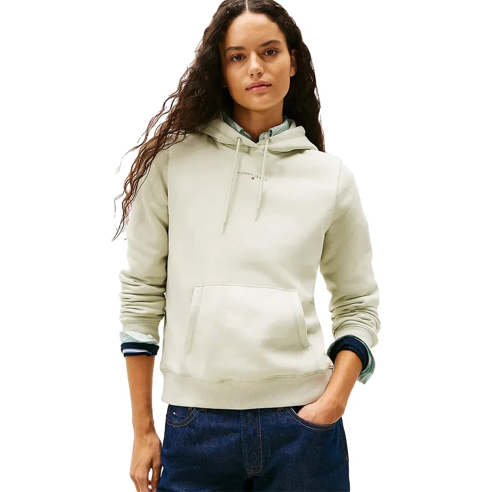 

Худи Tommy Jeans Linear Regular Fit, бежевый