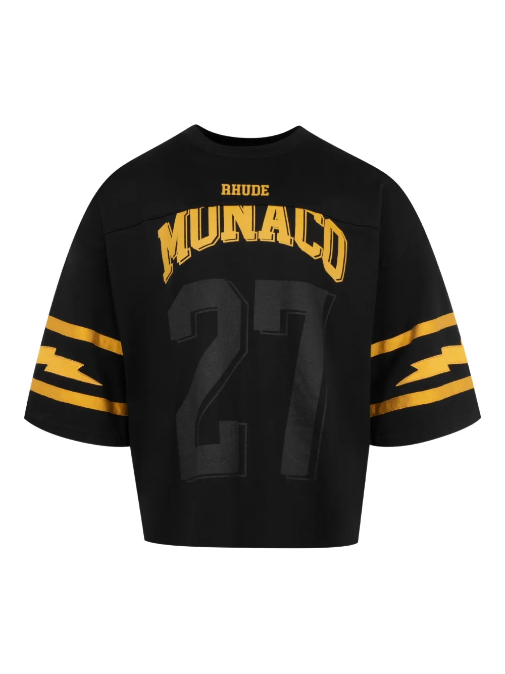 

Футболка с принтом RHUDE, черный