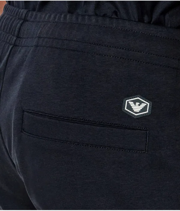 Спортивные штаны Slim fit Emporio Armani, синий — фото 4
