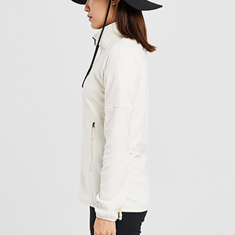 Толстовка (WMNS) THE NORTH FACE Outdoor Sports Fleece Hoodie White 49AZ-K82, белый — фото 4
