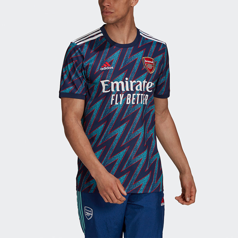 Джерси adidas Afc 3 Jsy Arsenal Away Fan Edition Soccer/Football Sports Jersey Blue — фото 3