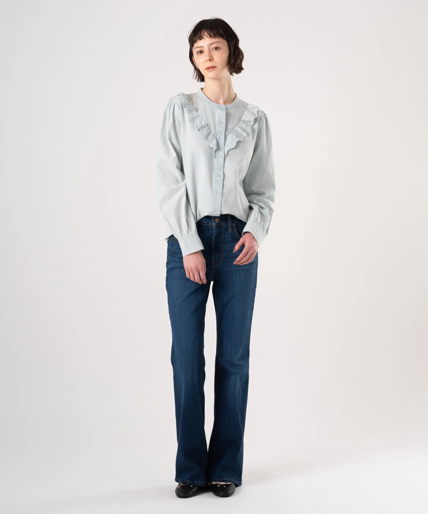 Женская блузка Levi's с йок-узором — фото 4