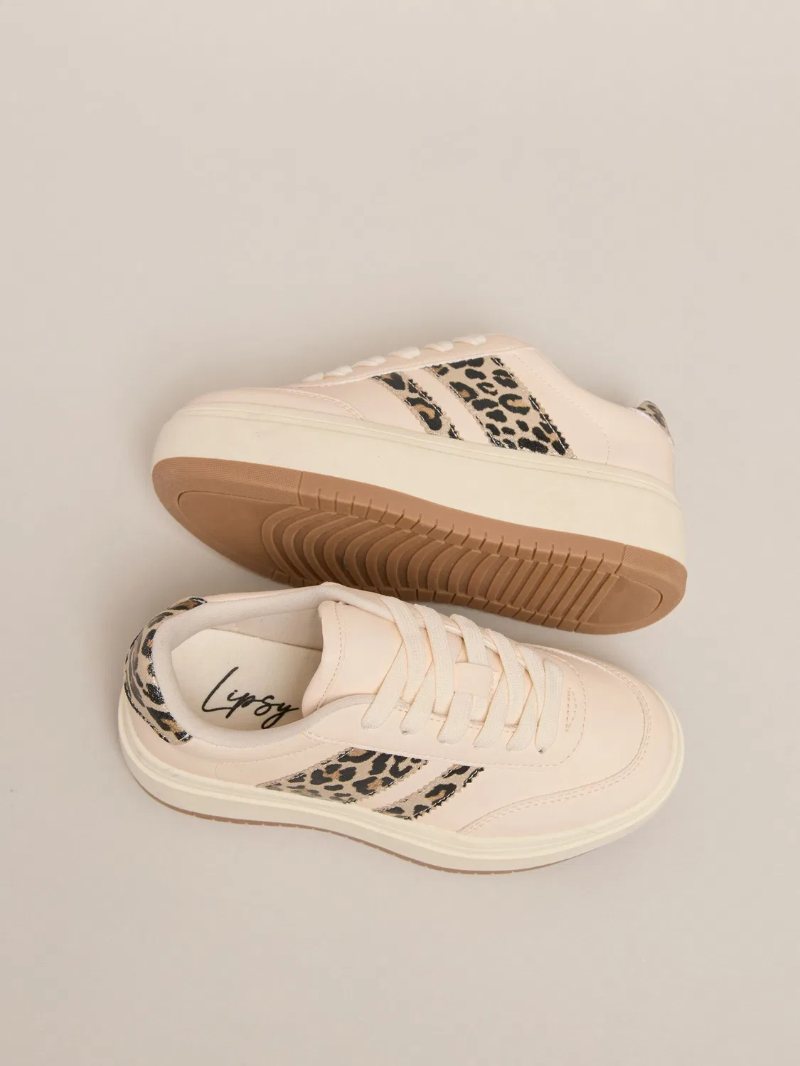 Кроссовки Lipsy, Cream/Camel — фото 2