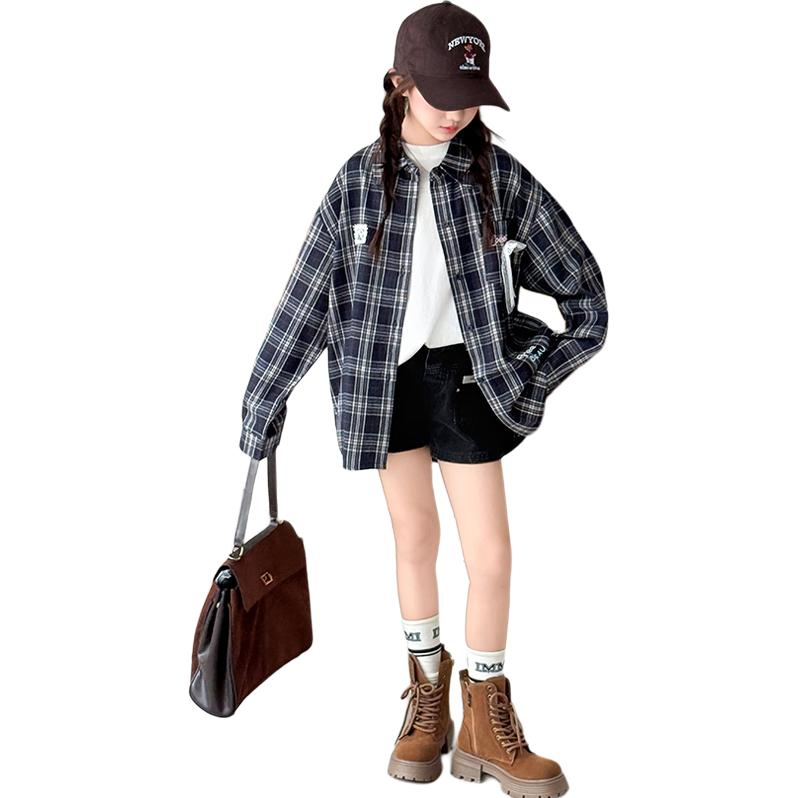 

Детская повседневная рубашка с лацканом Lapel Moderate PROTECTCAMEL, белый