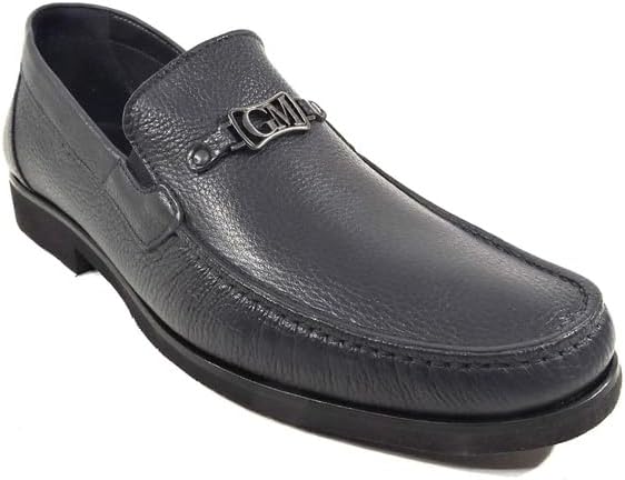 

Мужские синие мягкие кожаные лоферы LUIGI TRAINI, Goodman