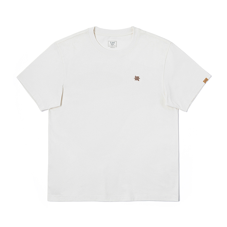 

Lee Мужские футболки цвета экрю с круглым вырезом, средней толщины, Белый, Lee Мужские футболки цвета экрю с круглым вырезом, средней толщины