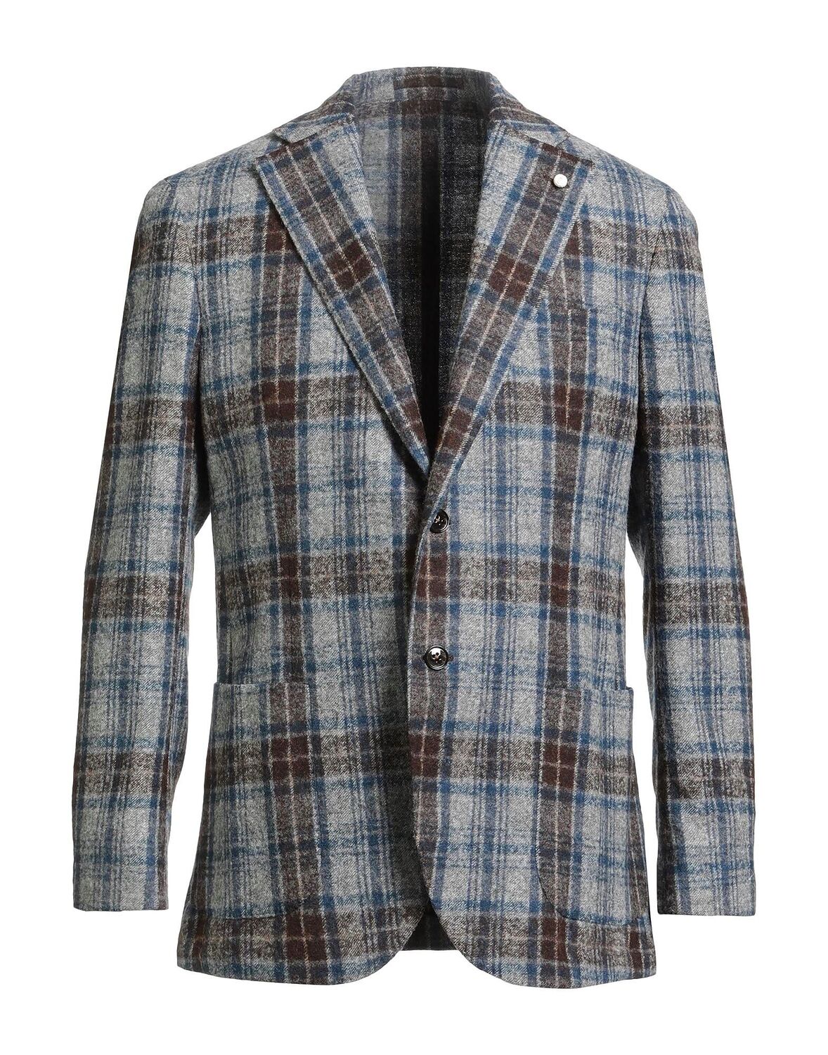 

Блейзер Luigi Bianchi Mantova, серый