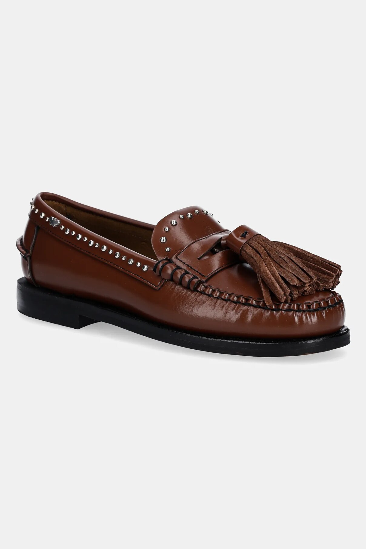 Кожаные мокасины WEEKENDAN Weekend Max Mara, коричневый