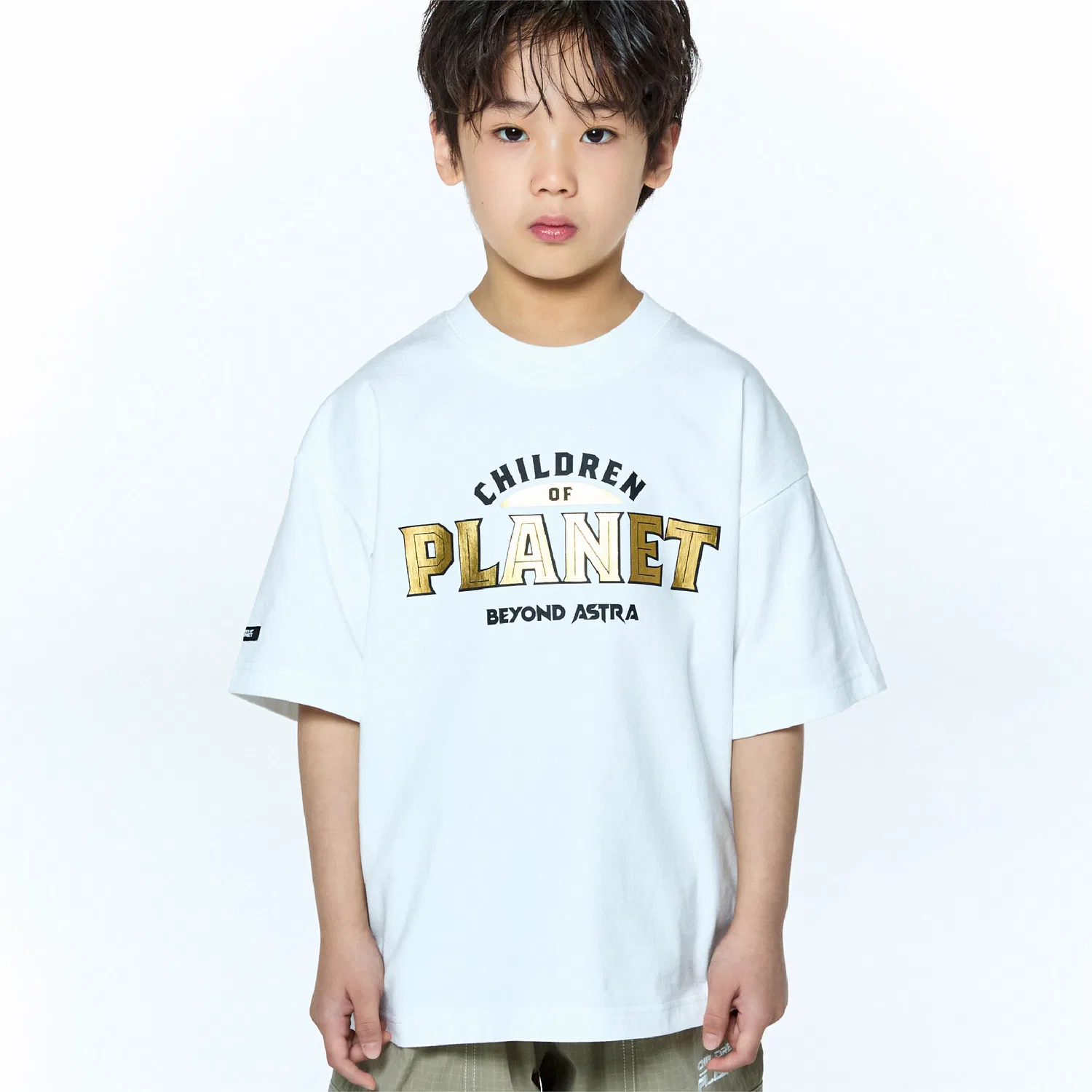 Детская футболка Earth Organic белая от Children Of Planet — фото 2