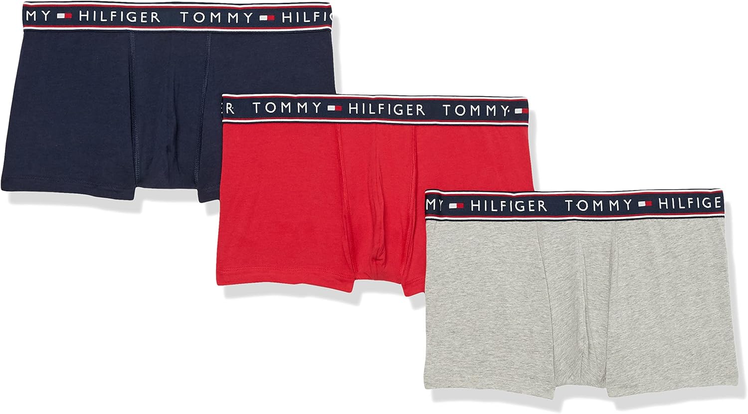 

Мужские хлопковые эластичные трусы-боксеры Tommy Hilfiger в упаковке Miltipack, Mahogany