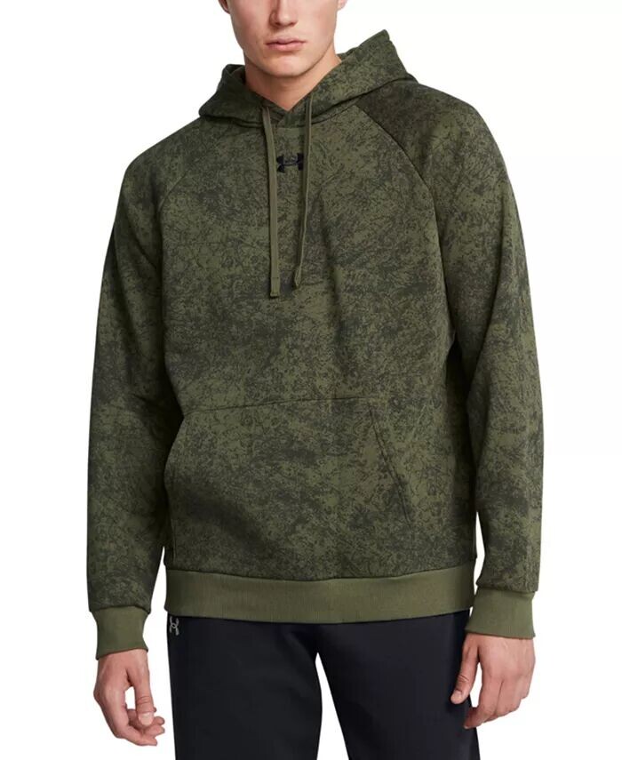 

Мужская флисовая толстовка с камуфляжным принтом Rival Under Armour, зеленый