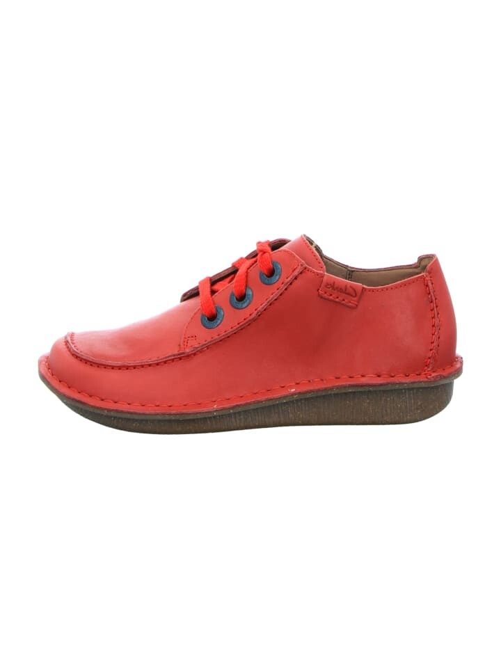 

Элегантные туфли на шнуровке Clarks Komfort, красный