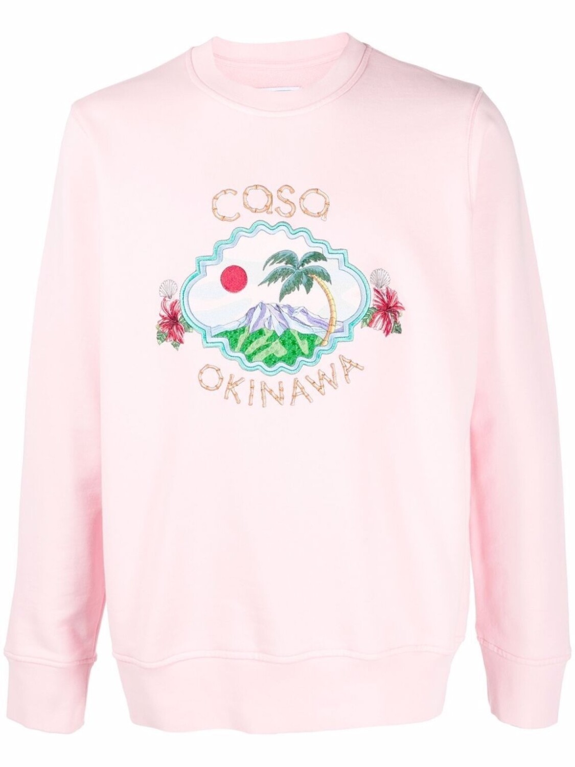 

Casablanca толстовка Coso Okinawa с вышивкой, розовый