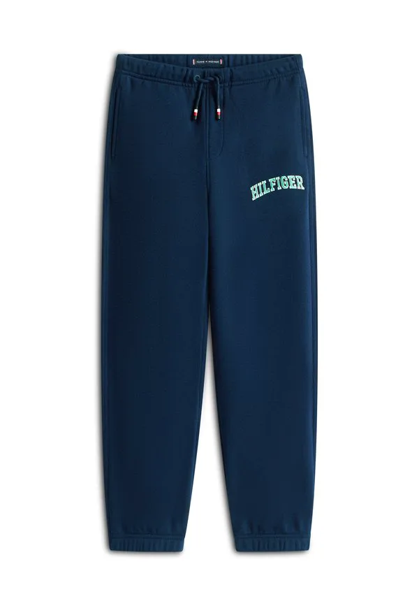 Спортивные брюки из махровой ткани с вышивкой логотипа Tommy Hilfiger, Dark Night Navy — фото 4