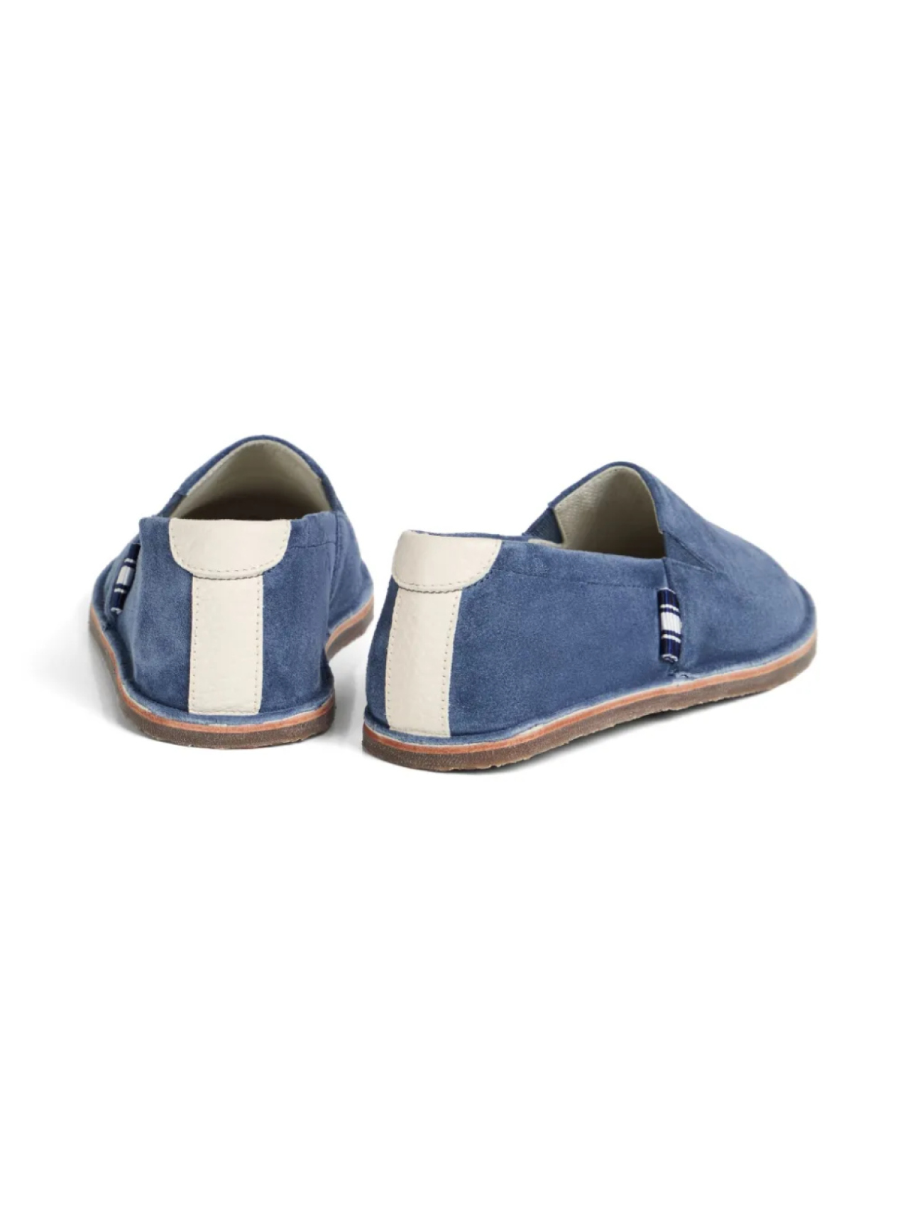 Детские замшевые лоферы Brunello Cucinelli Brunello Cucinelli Kids, синий — фото 3