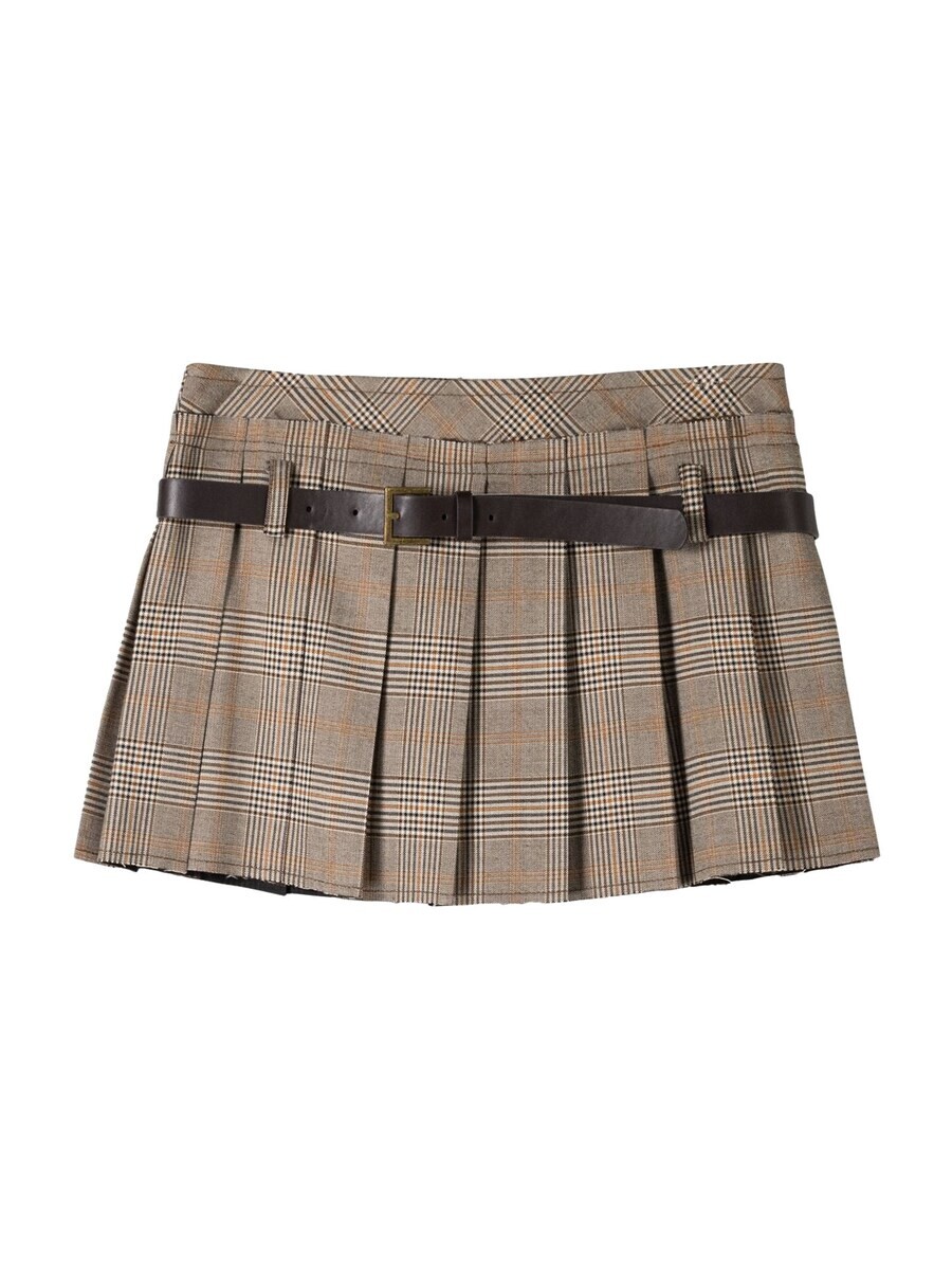 

Юбка мини Bershka Skirt, цвет brown/caramel