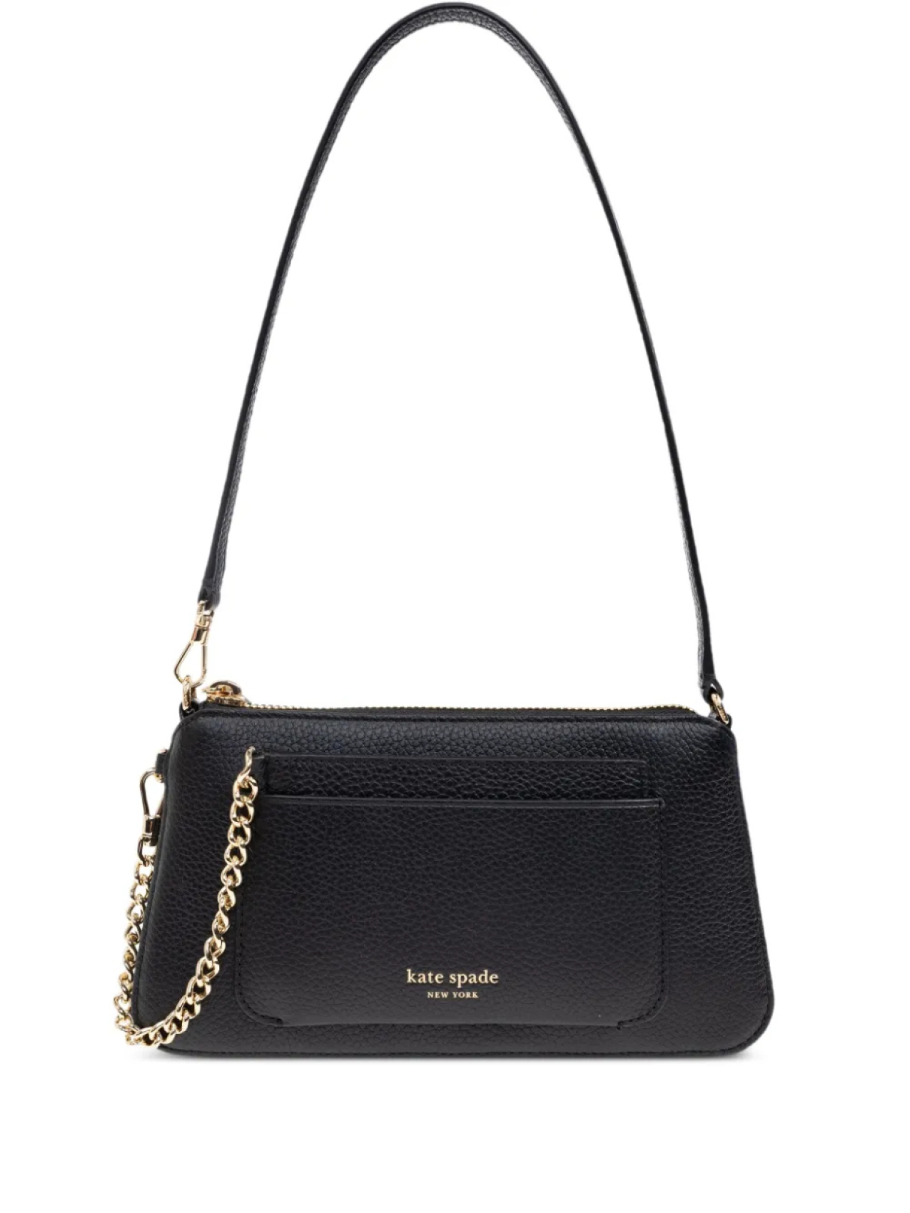 

Кожаная сумка через плечо Kate Spade, черный