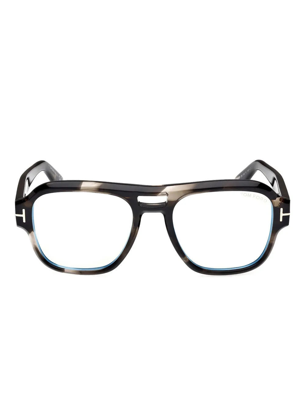 

Очки в круглой оправе Tom Ford, коричневый