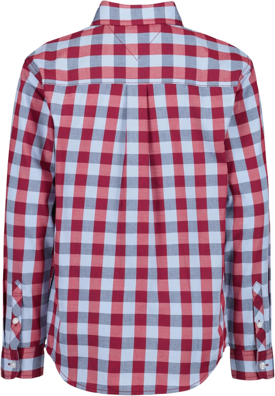 Рубашка Tommy Hilfiger для мальчиков с длинным рукавом, легкая и дышащая., Scooter Red Check — фото 2
