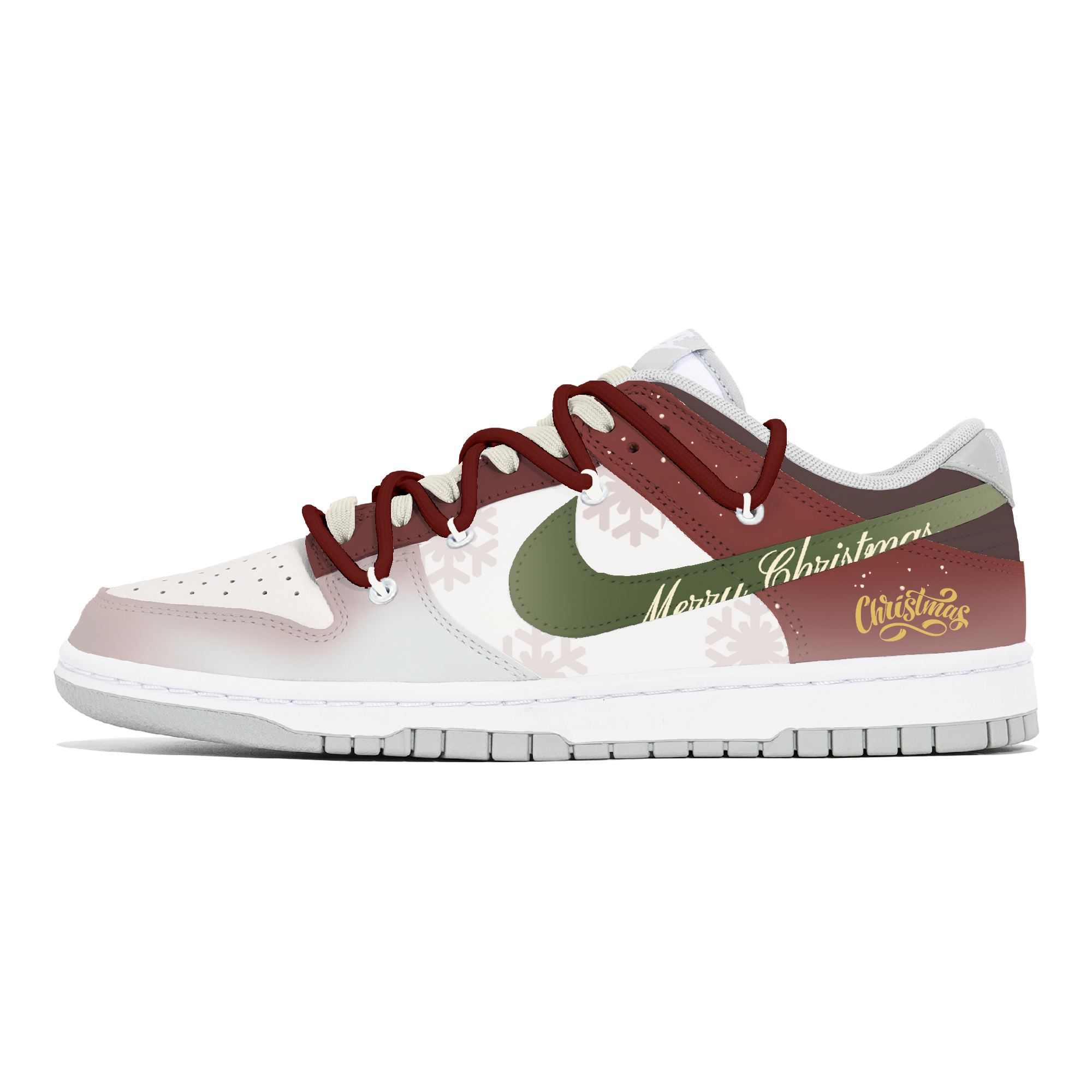

Nike Износостойкие и легкие низкие кроссовки для скейтбординга Dunk, белые, мужские