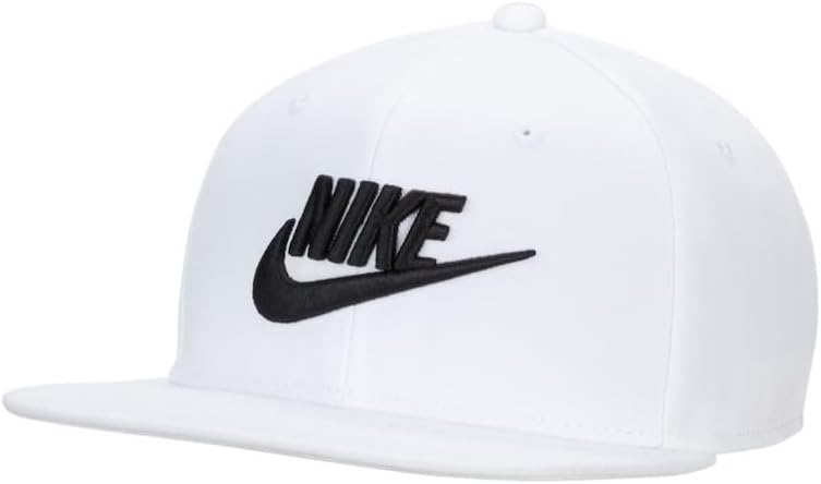 

Кепка-снепбек Nike Dri-FIT PRO Futura с регулируемым плоским козырьком, White, Белый, Кепка-снепбек Nike Dri-FIT PRO Futura с регулируемым плоским козырьком, White