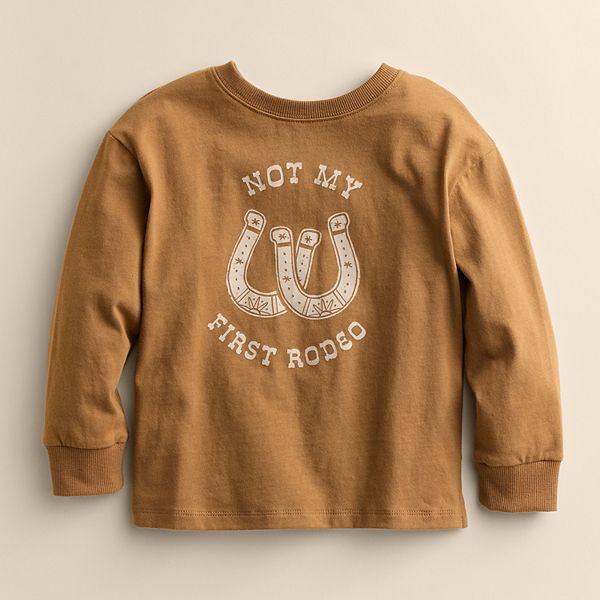 

Детская футболка с принтом в стиле скейтера Little Co. By Lauren Conrad, Brown Rodeo