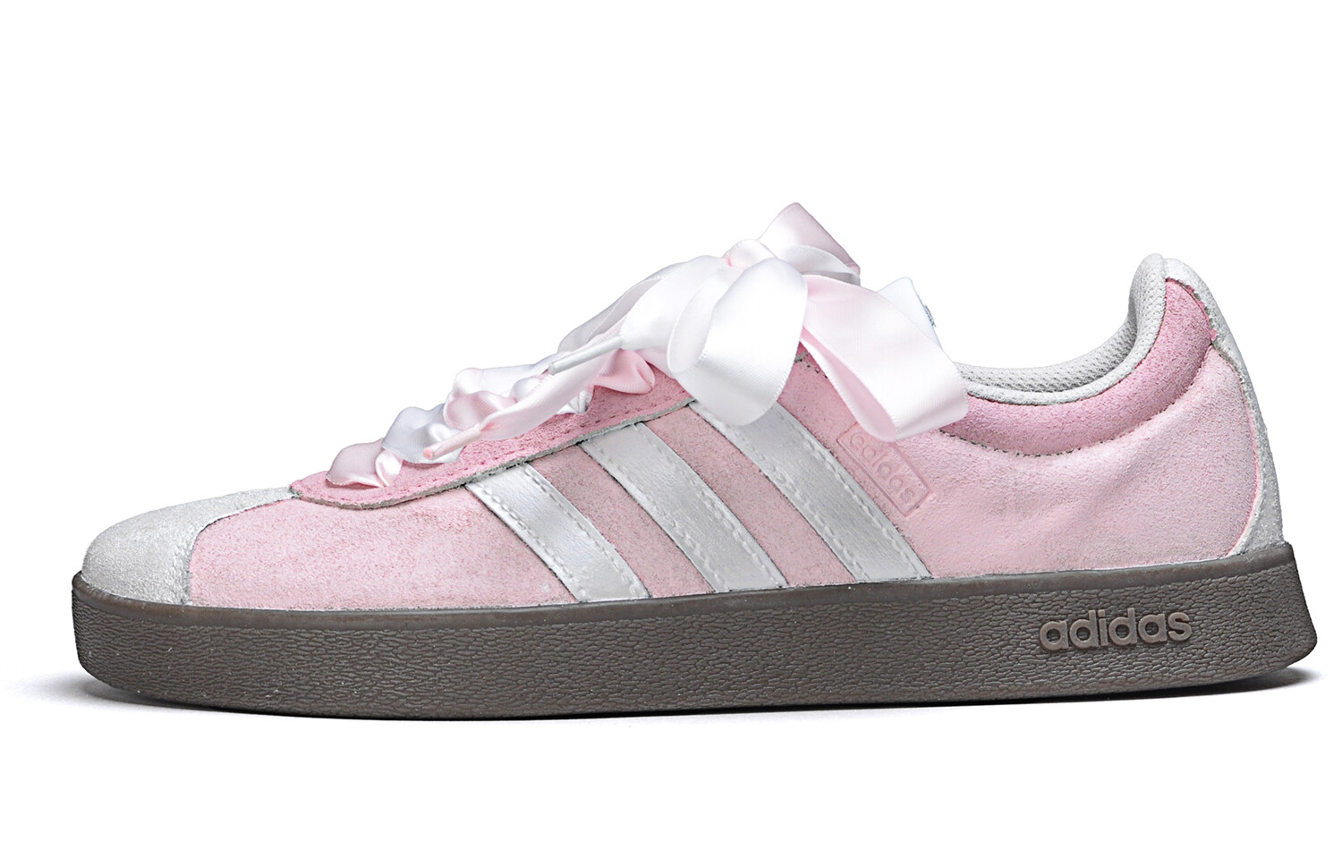 

Кроссовки adidas neo Skateboarding Shoes Unisex Low-top Pink/Sliver, розовый