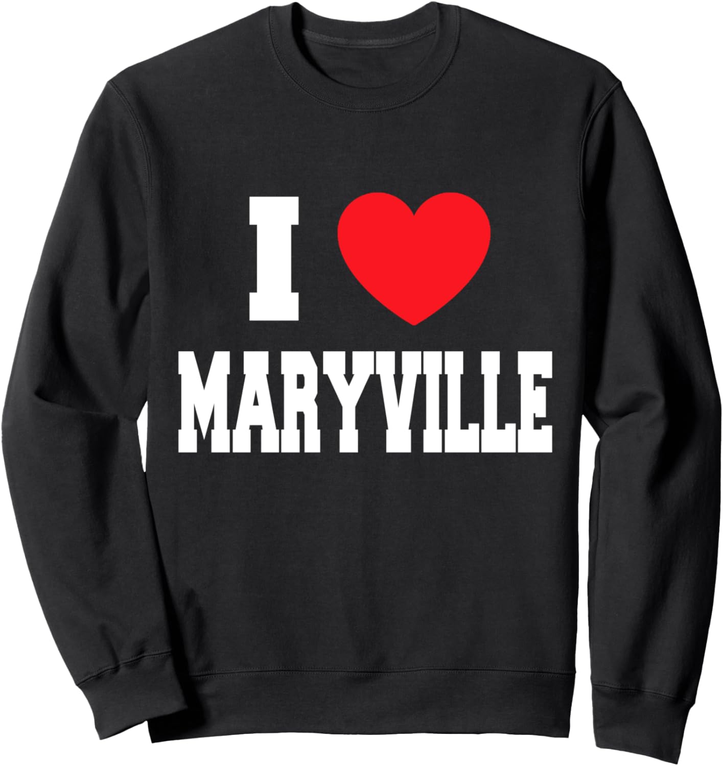 

Толстовка «Я люблю Мэривилль» My Heart, черный