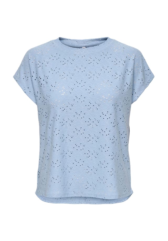 

Футболка ажурный узор Only, цвет soft chambray