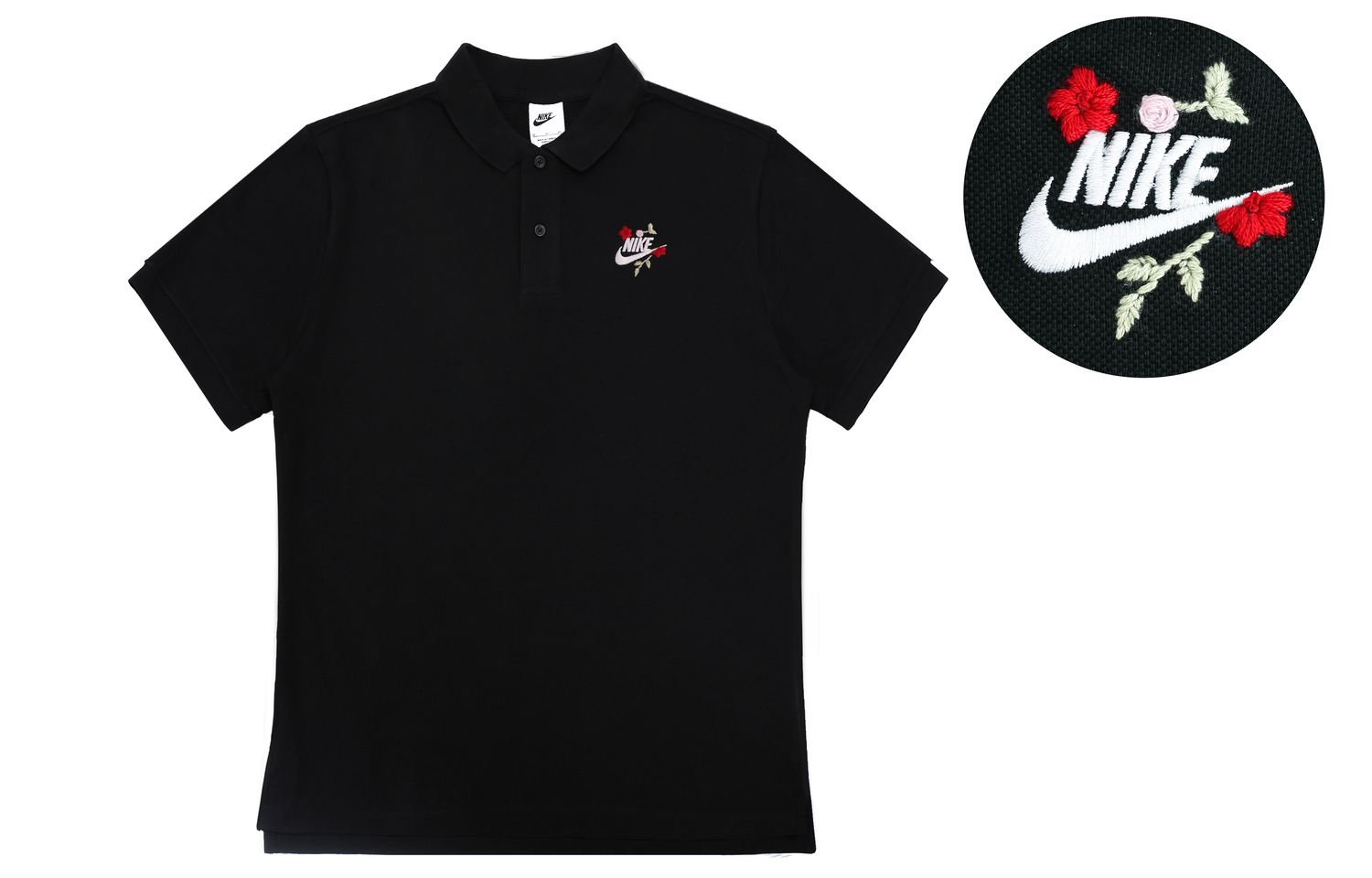 

Nike Мужская черная поло