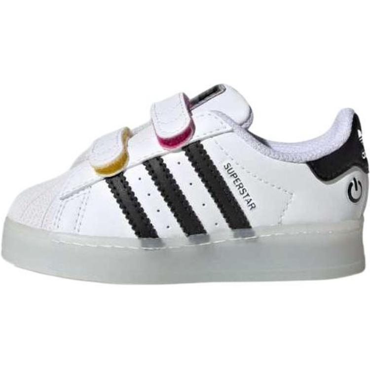 

Кроссовки SUPERSTAR для малышей с защитой от истирания Adidas Originals, белый/черный
