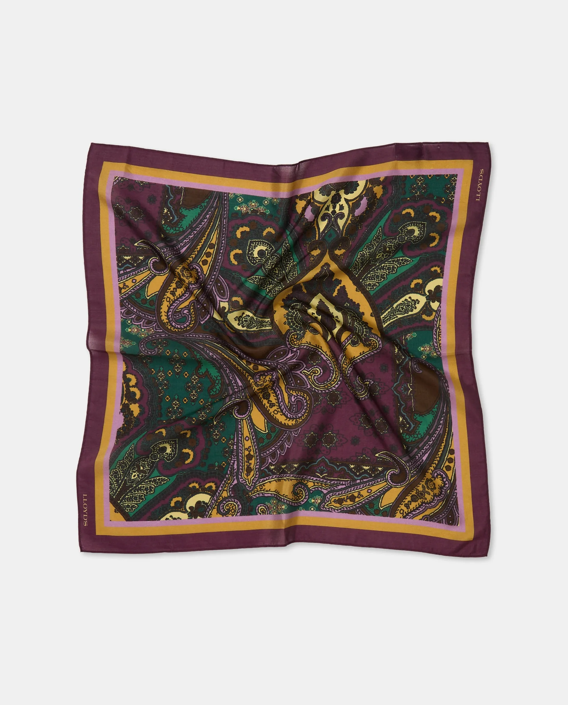 

Женский платок с набивным шелком Lloyd'S, фиолетовый